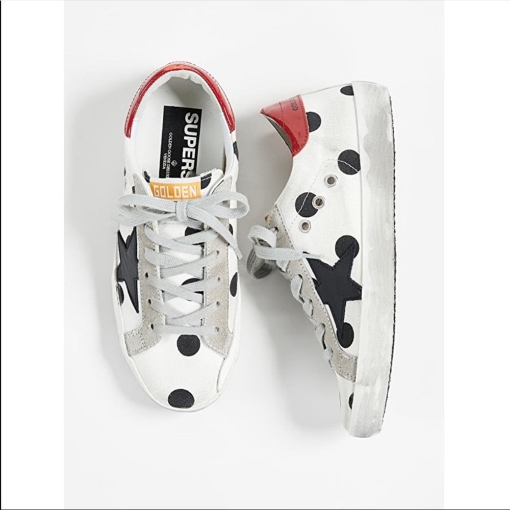 Golden Goode Polka Dot Superstar Sneakers …